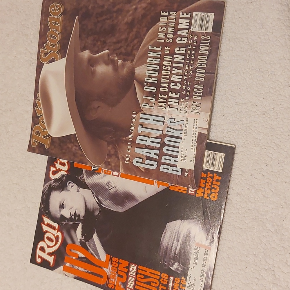 Set of 2 Rolling Stone Magazines from 90's